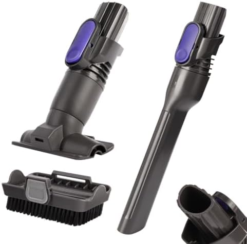 Vacuum Crevice Tool Brush Replacement Parts Compatible with Shark Pet Cordless Stick IX141 IZ162H IZ163H IZ362H IZ562H IZ140 IZ142 UZ145 Removable two-in-one Tool Brush Attachments for D-Shaped Vacuum