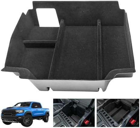 2024 2023 2022 Ram trx 1500 Lower center console organizer 2019-2024 dodge ram TRX Flocked Liner center console organizer 1500 dodge ram console insert 2021 dodge ram 5th generation 1500 accessories