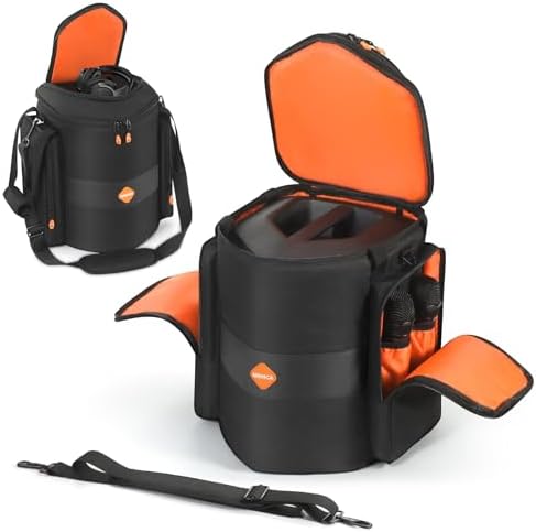 Carrying Case Compatible with Bose S1 Pro/S1 Pro+, Protective Cover Bag with Shoulder Strap, Durable Design for PA System Speaker, Microphones, Charger & Accessories