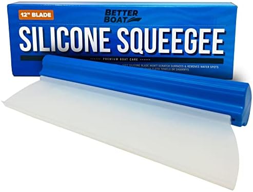 Silicone Car Window Squeegee for Boat Windshields, RVs, and Auto Cleaning