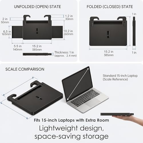 Steering Wheel Tray - Laptop Tray & Food Desk