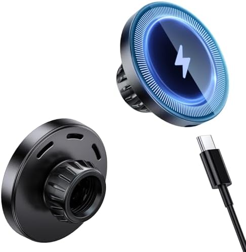 for MagSafe Wireless Charging Phone Holder with 17mm Ball Socket