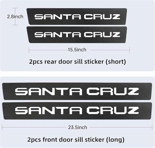 Car Door Sill Guard Decoration(White)