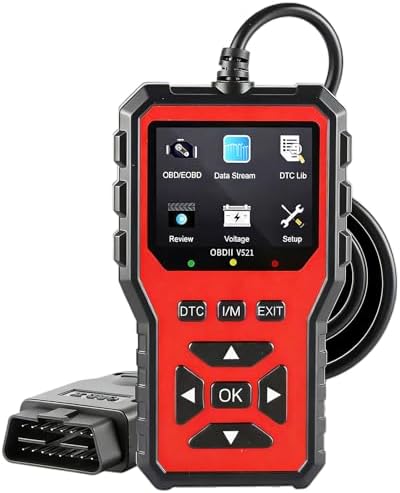 OBD2 Scanner Diagnostic Tool, 2026 Upgraded Car Code Reader (Red)