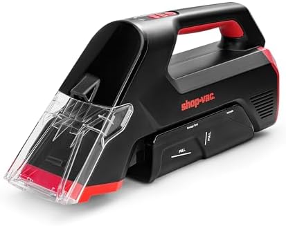 Shop-Vac 3-in-1 Cordless Spot Cleaner, Handheld Upholstery Cleaner with Spray, Rolling Brush and 5.5kPa Suction, 2 Water Tanks, USB-C Rechargeable