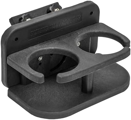Extreme Max 3005.5616 Two-Drink Holder with 45° Base for Lund Sport Track Systems