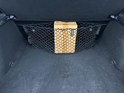 Envelope Style Automotive Elastic Trunk Mesh Cargo Net for KIA Stinger 2018-2024 - Premium Trunk Organizers and Storage - Luggage Net for Sedan - Best Car Organizer for KIA Stinger GT
