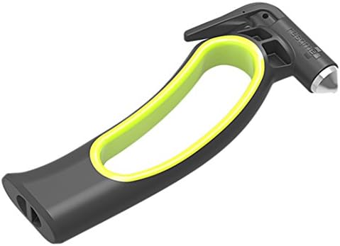 Resqhammer, Ultimate Safety Hammer, Seat Belt Cutter and Window Breaker, Emergency Family Car Escape Tool, Portable and Compact, Charcoal