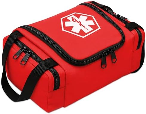 Dixie EMS Dixigear Empty First Responder II Bag 10.5" x 5" x 8" - Red