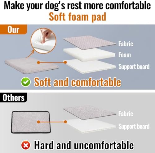 Center Console Dog Car Seat,Dog Car Seats for Small Dogs with Soft Mattress,Pet Puppy Cars Seat (Black, Medium)