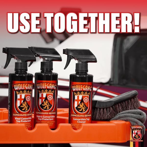 WOLFGANG CONCOURS SERIES Convertible Top Cleaner | Spray-On Cleaner for Fabric & Vinyl Tops | Prepares Surfaces for Treatment | WG-2650 | 16 oz