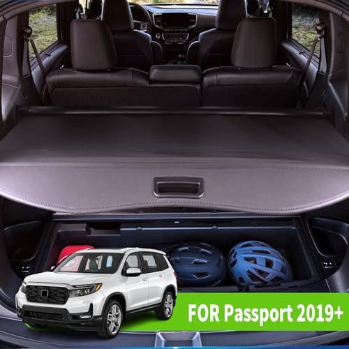 Cargo Cover for 2024 Honda Passport 2019 2020 2021 2022 2023 2025 Accessories Rear Trunk Cover Trunk Security Cover Shielding Shade Black