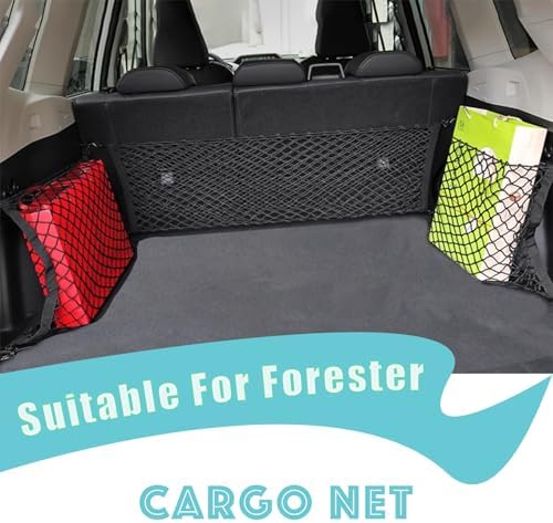 Trunk Cargo Net Organizer Compatible with Subaru Forester Accessories 2PCS