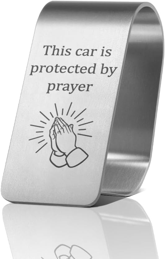 Psalm 23:4 Car Visor Clip, Bible Verse Visor Clip for Men Women