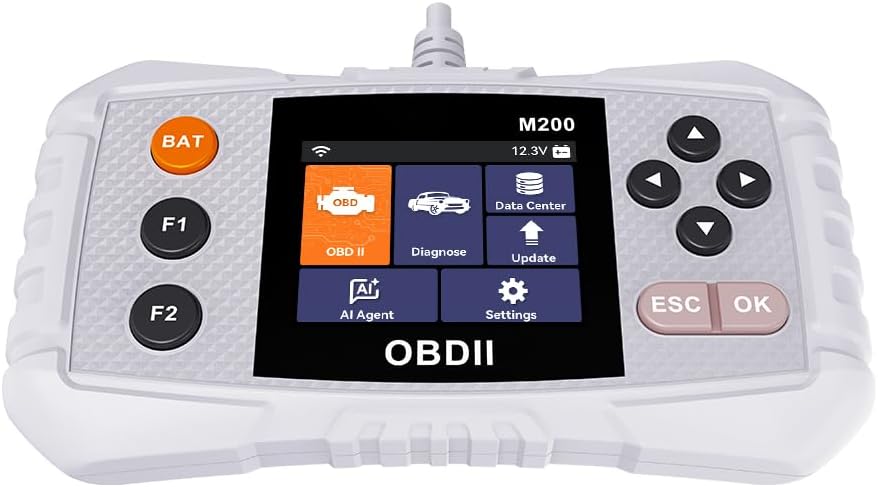OBD2 Scanner Diagnostic Tool, AI-Powered Car Code Reader & OBD II Scanner for Car, Bidirectional Scan Tool for Engine/ABS/SRS/Transmission/Battery Test, All-System Car Diagnostic Tool