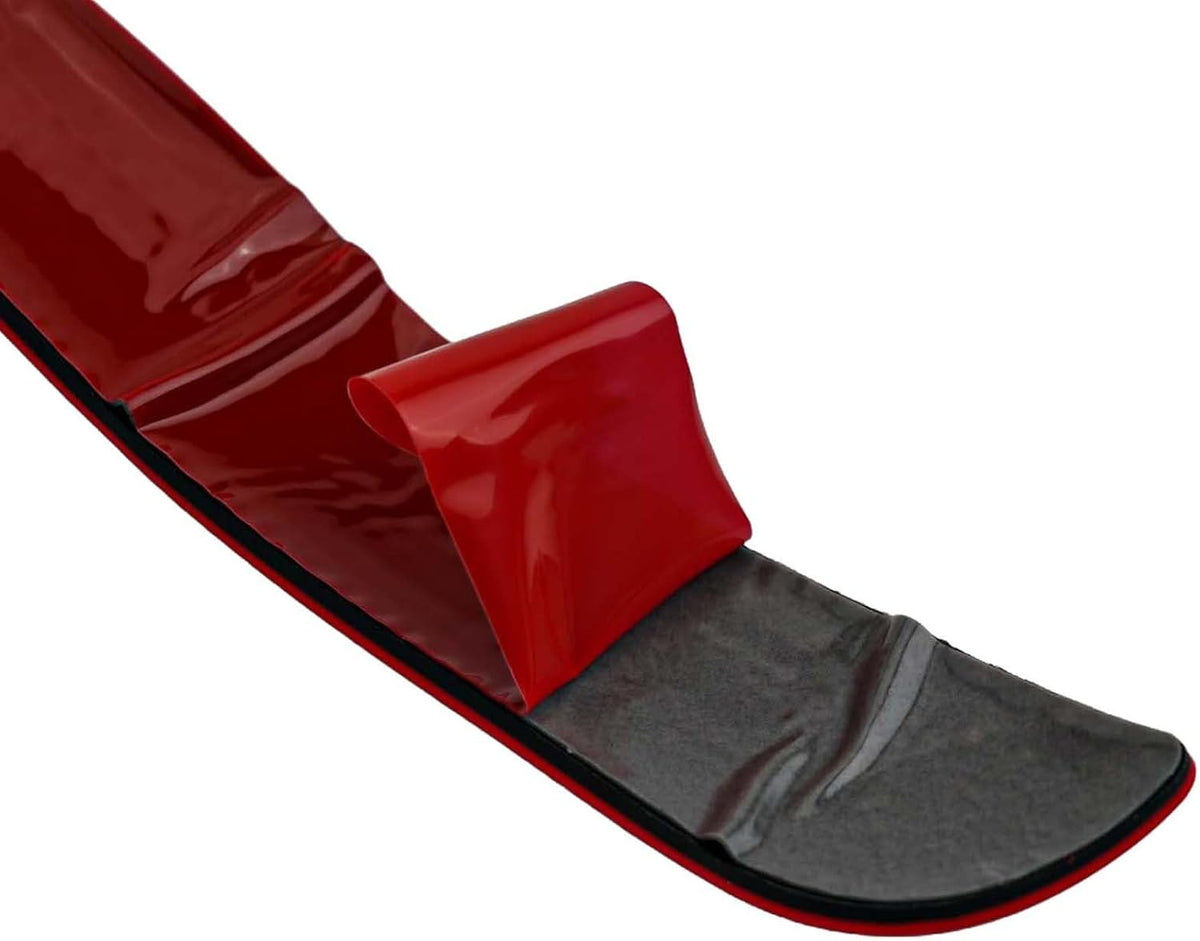Sleek Design, Rubber Car Door Sill Scuff Plate Cover Panel Step Protector, Easy Installation, Scratch Resistant