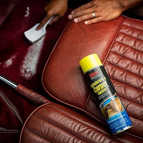 Stoner Car Care 91144-12PK Upholstery & Carpet Cleaner — Powerful Foaming Action Lifts Tough Stains from Seats, Floor Mats, Upholstery, Fabric, and More — 18 oz (Pack of 12)
