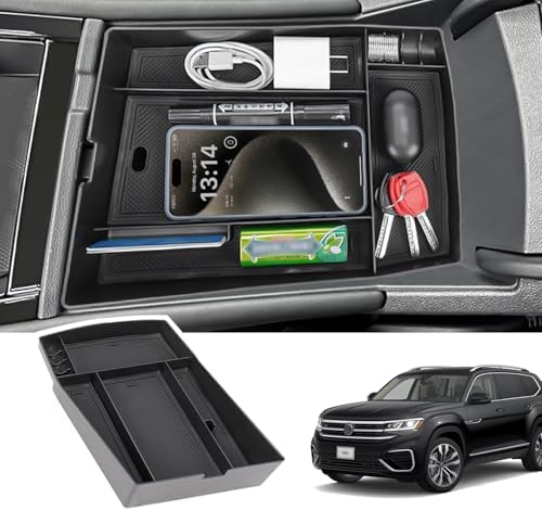 Center Console Organizer for 2024-2026 VW Atlas/Cross Sport