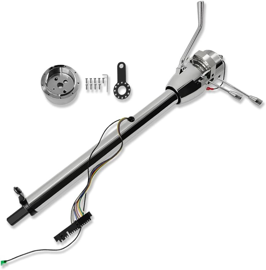 GM 32" Floor Shift Tilt Auto Steering Column Stainless Steel