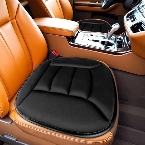 Car Seat Cushion for Long Sitting, Memory Foam Cushion for Office Chairs, Car Driving, Soft and Comfortable Support for Tailbone, Pain and Pressure Relief, Comfort(Black)