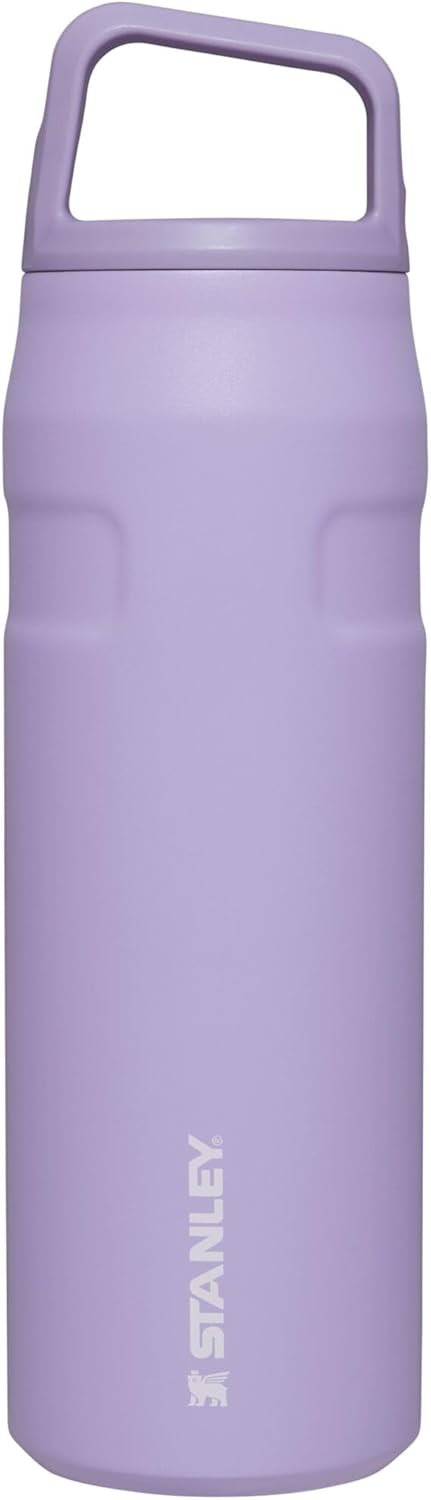 Stanley IceFlow Cap and Carry Water Bottle | Wide Mouth Twist Lid | Lightweight & Leakproof for Travel & Sports | Insulated Stainless Steel | BPA-Free