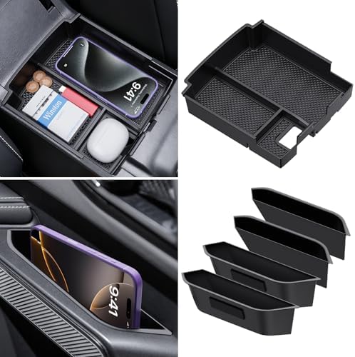 YPHUIKI Center Console Organizer Handle Storage for Ford Bronco 2025 2026