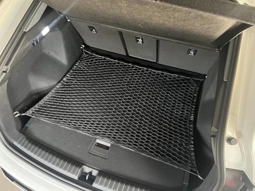 Rear Trunk Organizer Cargo Net for Audi Q4 e-tron 2022-2026 – Floor Style Cargo Net for SUV – Premium Mesh Car Trunk Organizer Vehicle Carrier Storage – Compatible with Q4 e-tron