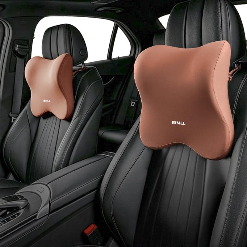 2PCS Car Headrest, Memory Foam Car Neck Pillow for Car Truck SUV RV