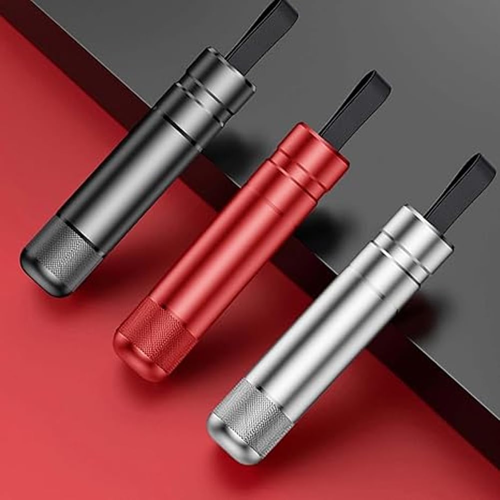 Car Window Breaker, Glass Hammer, Breaking Glass Breaker, Car EscapeTool and Seatbelt Cutter, for Land and Underwater (4Pcs)