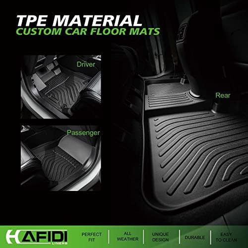 All Weather Car Floor Mats & Cargo Liner for 2022-2025 2026 Hyundai Tucson (No Hybrid Models) Custom Fit Full Set Accessories - Black