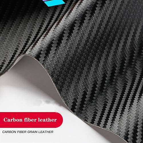 MAXDOOL 4Pcs for Car Door Sill Protector Reflective 4D Carbon Fiber Sticker Decoration Door Entry Guard Door Sill Scuff Plate Stickers Accessories for Rogue (Red)