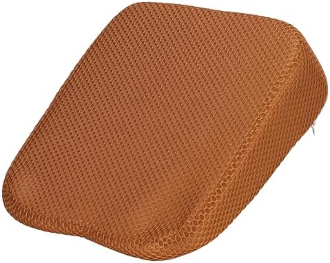 HARFINGTON Seat Cushion 4.72" Thick Comfort Memory Foam Office Chair Cushion with Non Slip Bottom for Car Seat Driver, Orange