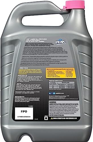 PEAK Fleet Charge SCA Precharged Coolant/Antifreeze, Concentrate, 1 Gallon