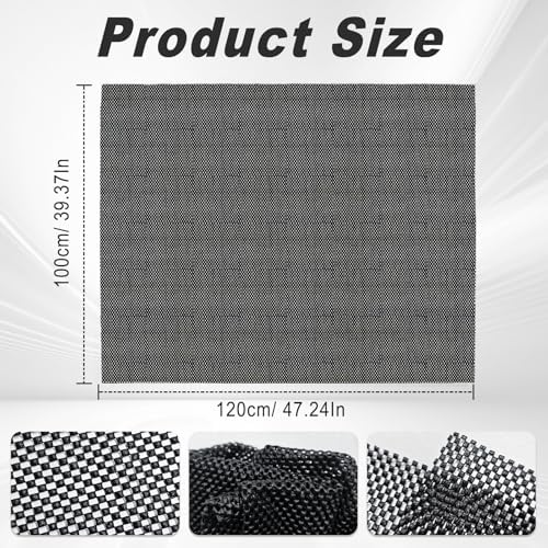 Roof Rack Pads, Universal Non-Slip Car Roof Mat, All Weather Protective Liner for Cargo Bags Protective Mat, Scratch Prevention, Fit Most Vehicles (47.24" x 39.37 ")
