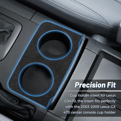 Cup Holder Insert for Lexus GX470 (2003-2009) Upgrade Center Console