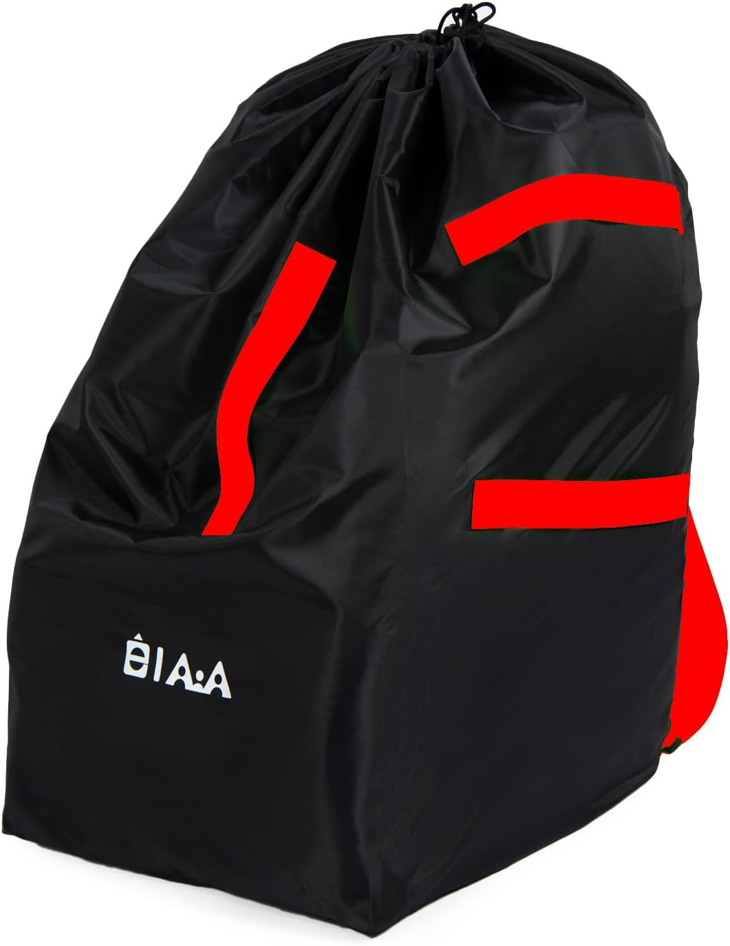elaia Large Waterproof Car Seat Travel Bag for Airplane with Black Straps