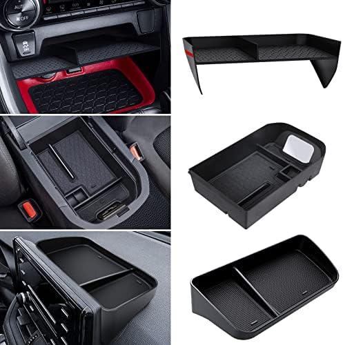 DIAMOOKY 3PCS Center Console Organizer for Toyota RAV4 2019-2025