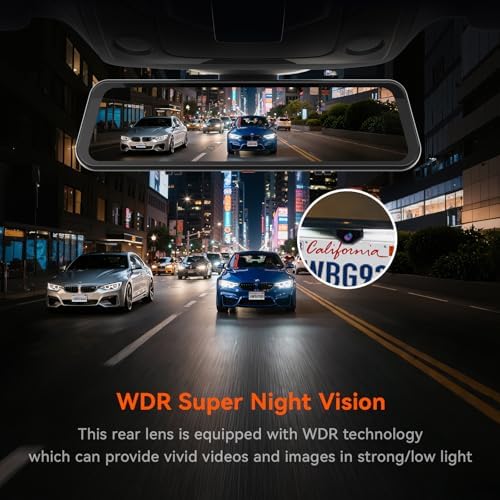 WOLFBOX Upgraded WDR Rear Camera for G840S / G840H / G930 / G850 / G900 Core, 1080P Waterproof AHD Car Rear View Camera