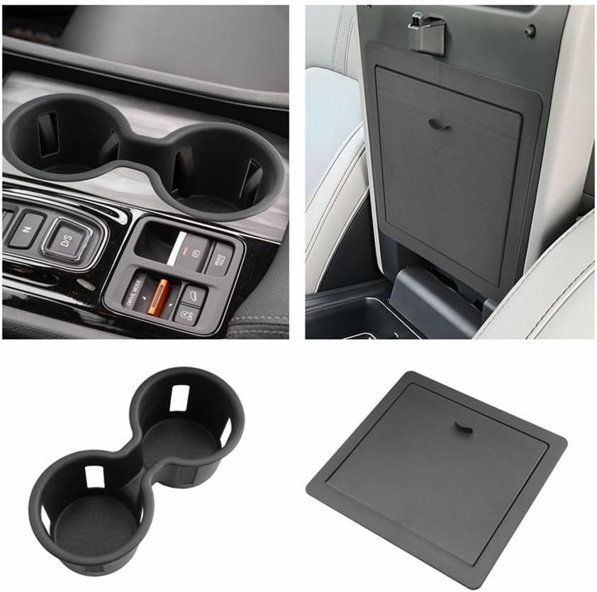 Ruiya 2026 Passport Console Organizer,for Honda Passport 2026 Accessories Cup Holder & Armrest & Hidden Console Organizer Compatible with 2026 Honda Passport RTL/TrailSport/TrailSport Elite(3 Packs)