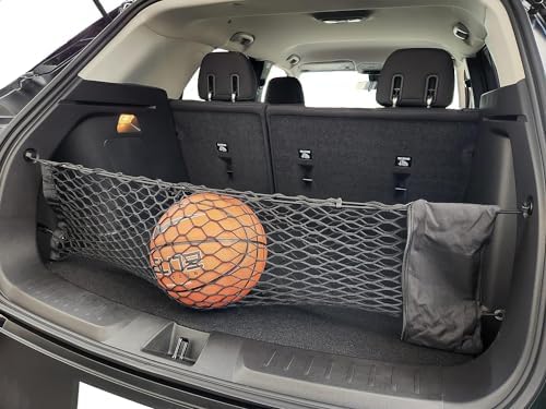 Envelope Style Trunk Mesh Cargo Net for Chevrolet Trailblazer L LS LT ACTIV RS 2021-2026 - Premium Trunk Organizer and Storage - Luggage Net for Crossover - Car Organizer for Buick Encore GX