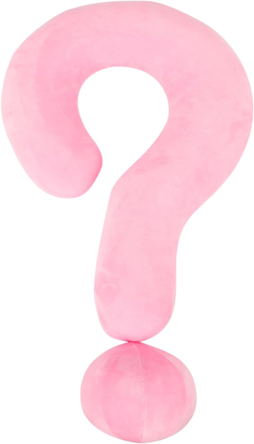 FAHKNS Car Pillow for Kids Travel Pillow, Question-Mark Neck Pillow for Travel & Daily Occasions, Perfectly Supports Your Head, Neck and Chin, Sleek and Comfortable Neck Pillow for Kids