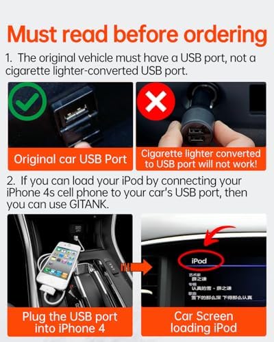 USB Bluetooth 5.3 Car Adapter for Infiniti G37 FX35, Nissan, etc