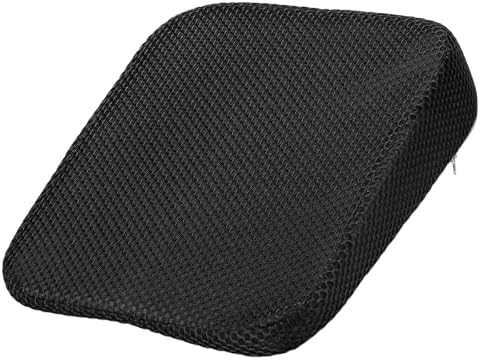 HARFINGTON Seat Cushion 3.94" Thick Comfort Memory Foam Office Chair Cushion with Non Slip Bottom for Car Seat Driver, Black