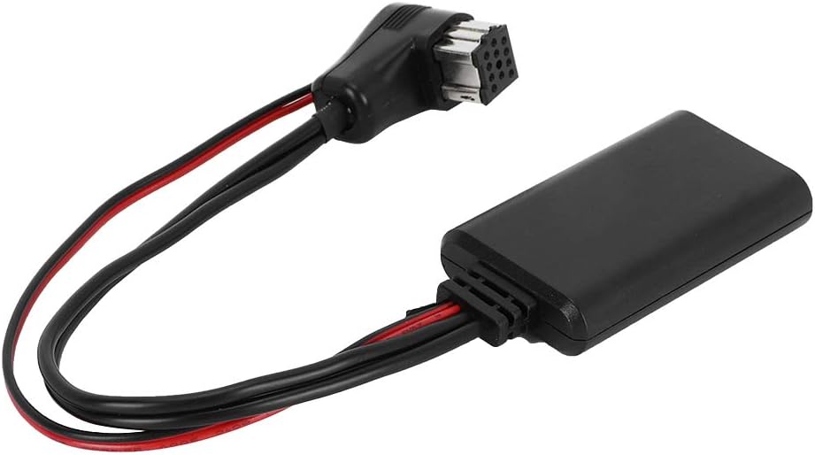 Car Bluetooth Adapter, Black ABS Bluetooth AUX Adapter Car Audio Stereo Module Stereo Jack Adapter Replacement Bluetooth Adapter Fit for Pioneer IP-BUS Input
