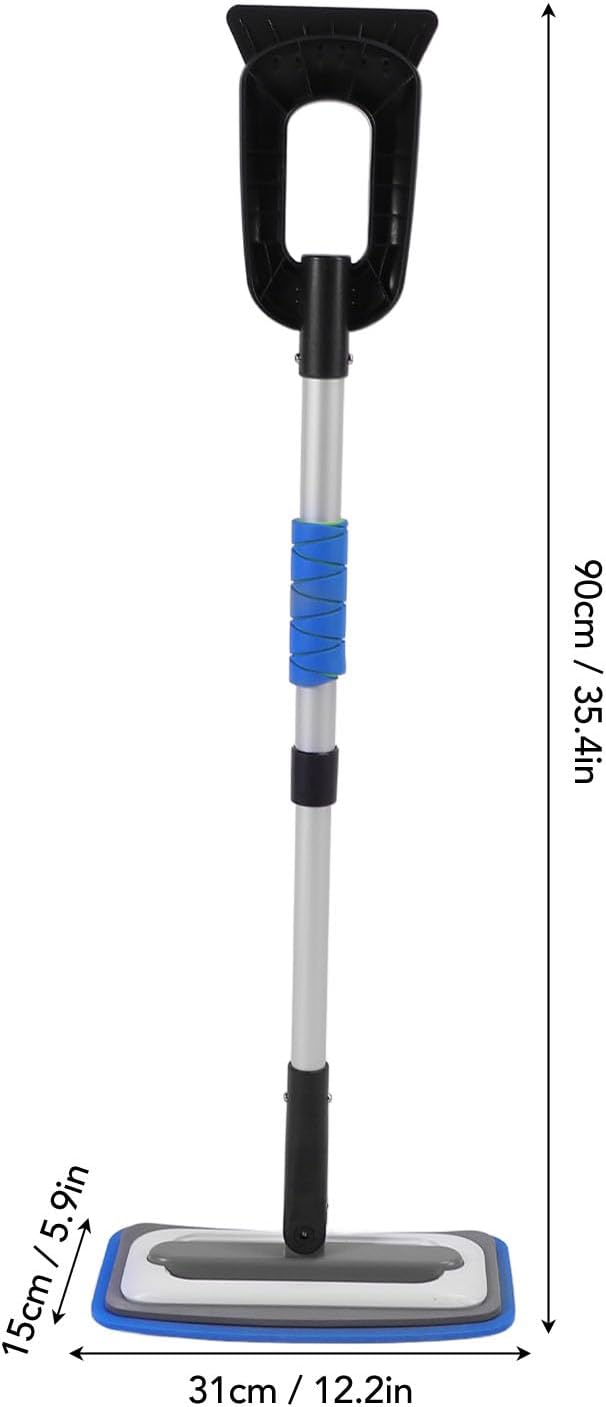TARSHYRY Snow Brush and Detachable Ice Scraper,Car Snow Scrapers Aluminium Alloy Ergonomic Handle Efficient Snow Removal Snow Broom Ice Scraper for Car Windshield (Blue)