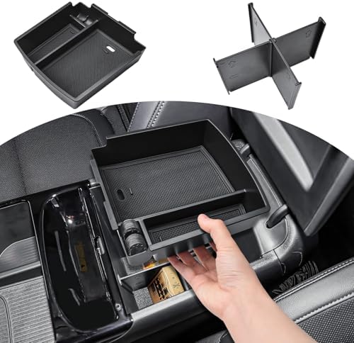 2PCS ABS Kit Center Console Organizer Tray For 2025-2026 Hyundai Tucson