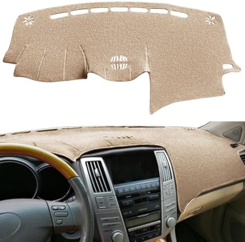 Dash Cover Mat for Lexus RX330 RX350 RX400h (Beige) F82