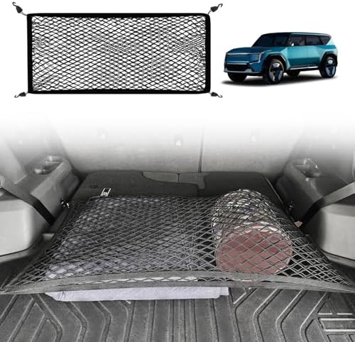 BestEvMod Trunk Cargo Envelope Style Mesh Net for 2024 2025 2026 Kia EV9