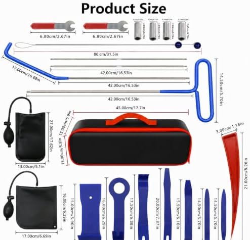 26-Piece Car Tool Kit, Auto Repair Set with Bag