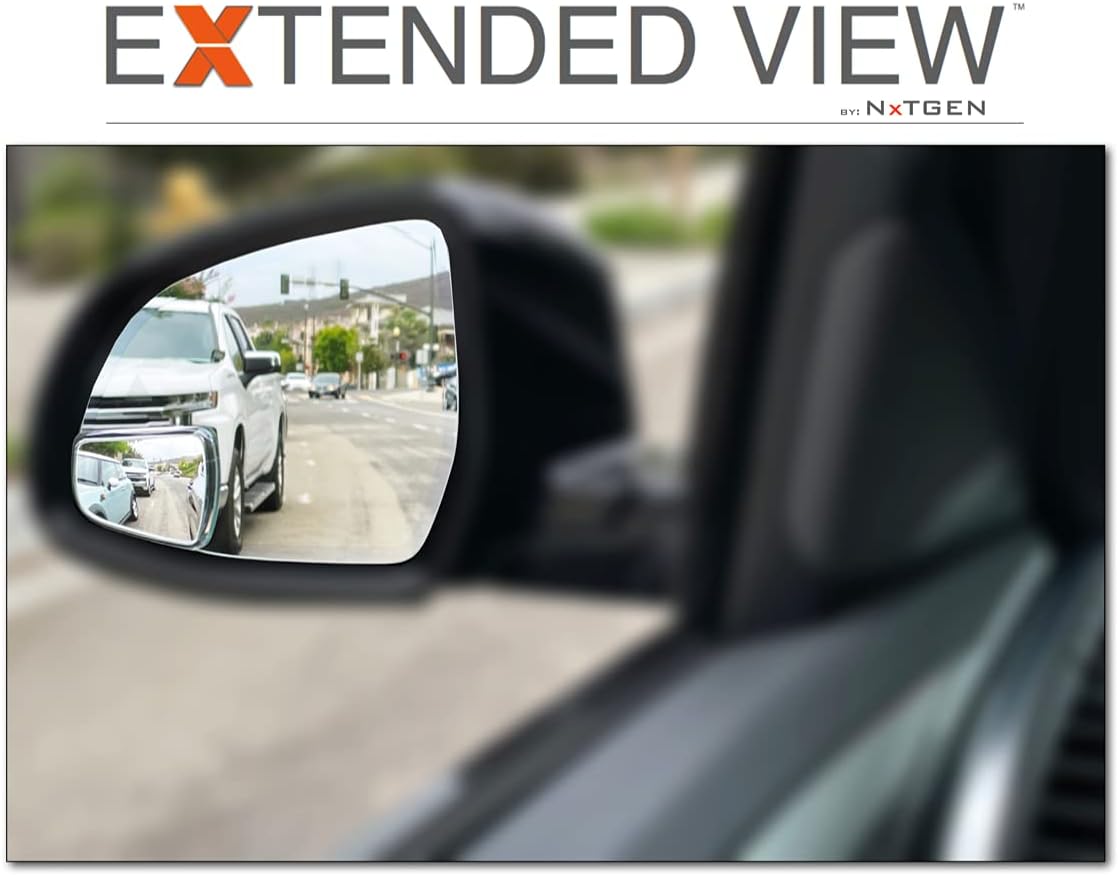 Blind Spot Mirrors- Compatible with 14-24 BMW X3 Extended View - 2 Piece Set (Left & Right)